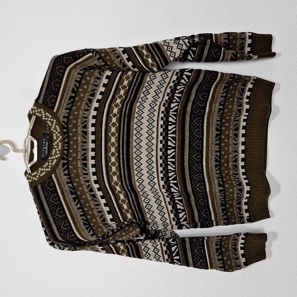 1990's Protege Collection By Tag Men's Coogi Inspired Cosby Style Sweater Size L - Picture 1 of 12